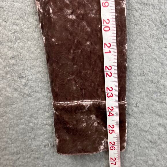 Velvet Burnout Tunic Womens Mixed Media Floral Boho Fairycore Overrsized Size S - Picture 6 of 10